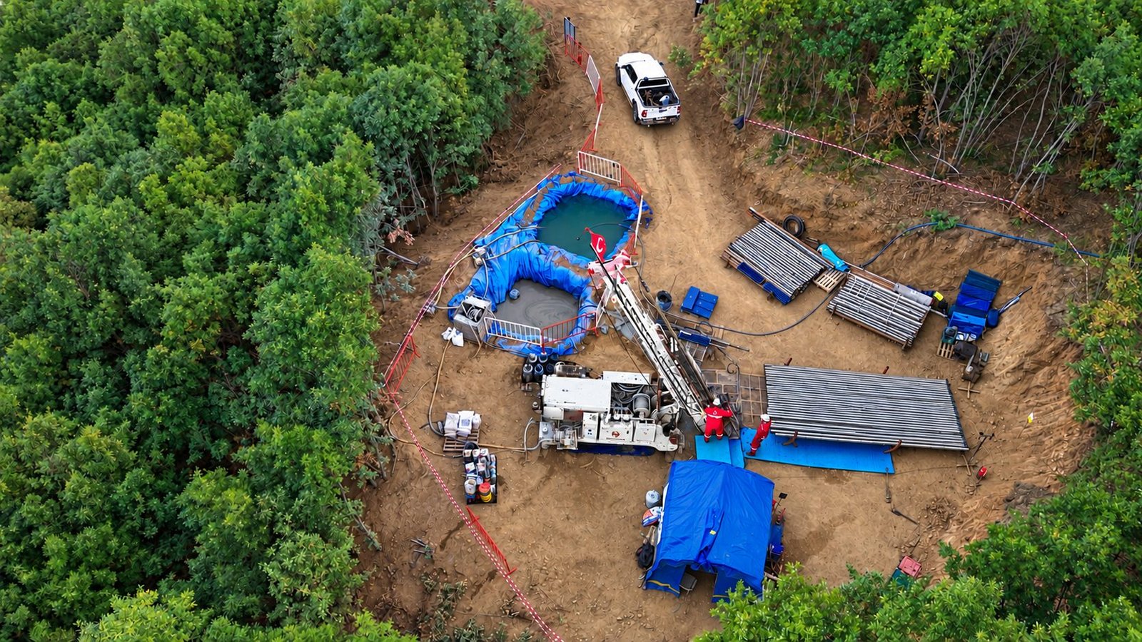 Anatolia Sondaj crew at work on an exploration site